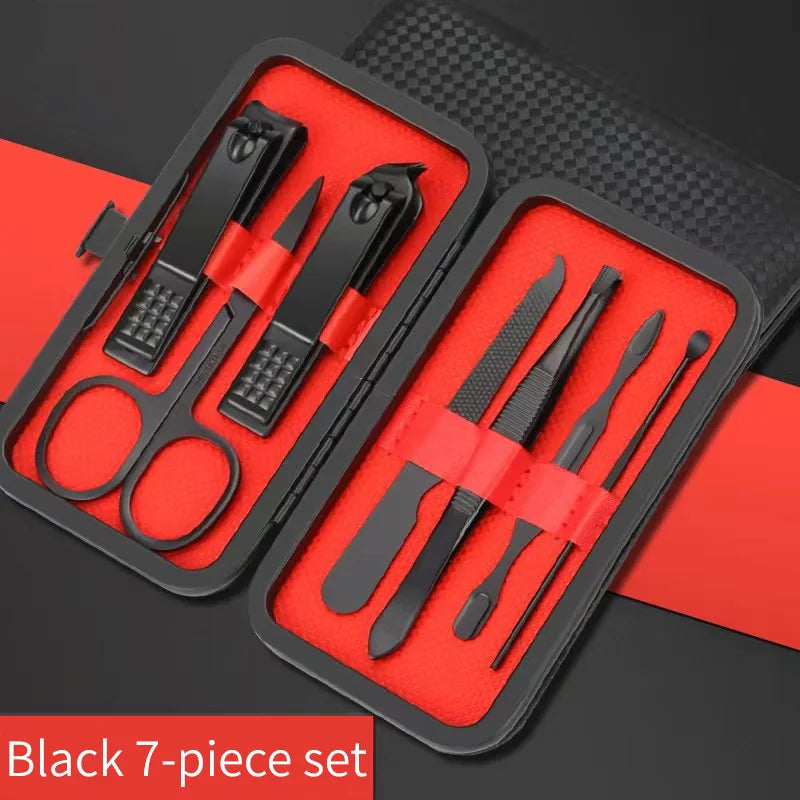 Ensemble d'Outils de Beauté Manucure Pédicure | Coupe-Ongles | Kit Soins Ongles Complet | Outils Professionnels