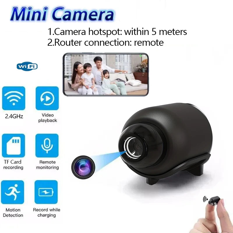 Mini caméra 1080P - Clear Night Vision - Portable - Premium