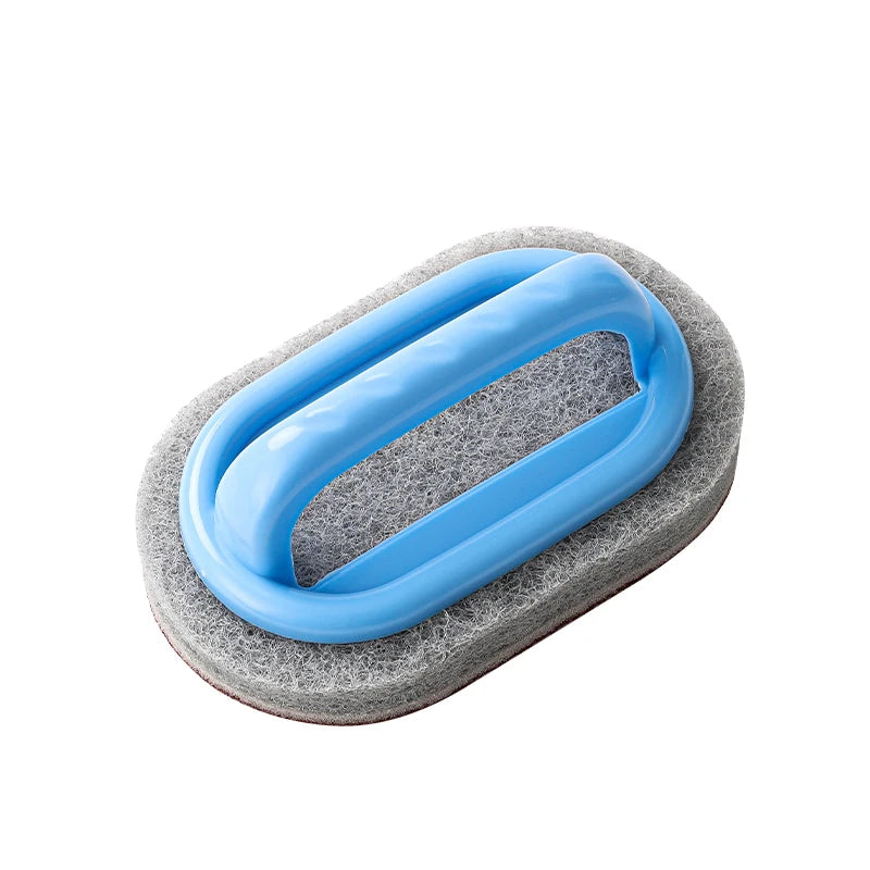 Éponge Abrasive Réutilisable Cuisine avec Poignée - Anti-Rouille Multi-Usage