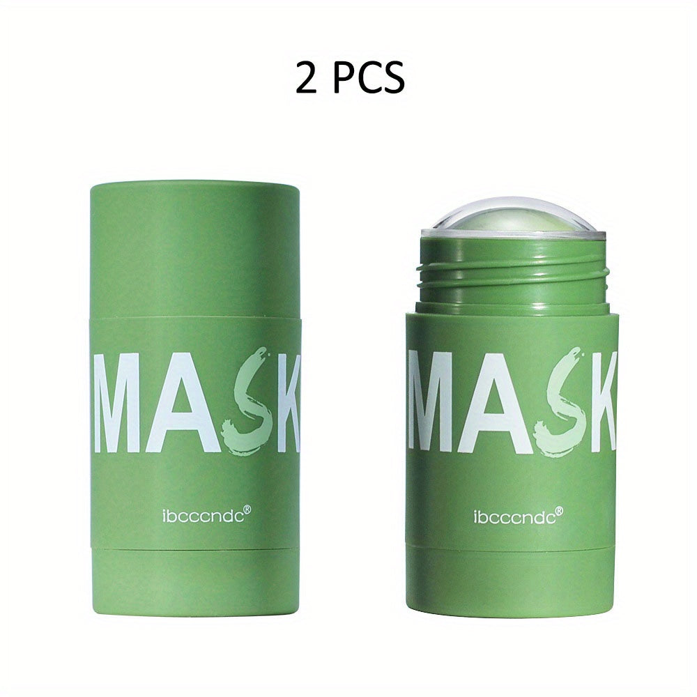Masque solide au thé vert en bâton | Hypoallergénique | Nettoyant | Hydratant