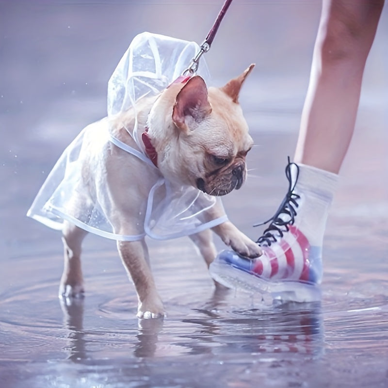 Imperméable à capuche durable pour chiens et chats - Parfait pour les activités de plein air
