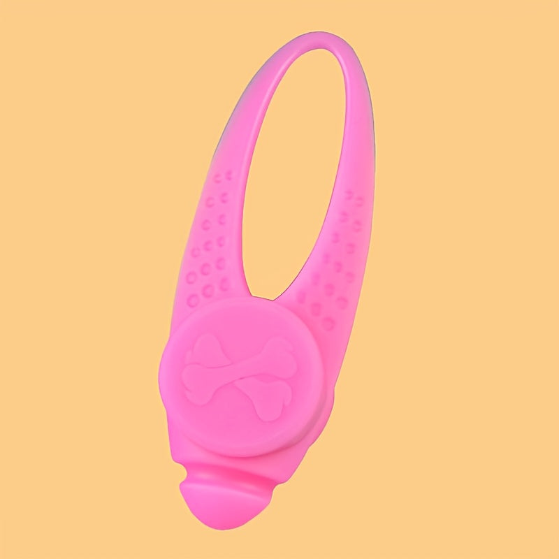 Collier pendentif de sécurité nocturne avec lumière LED anti perte pour chiens et chats