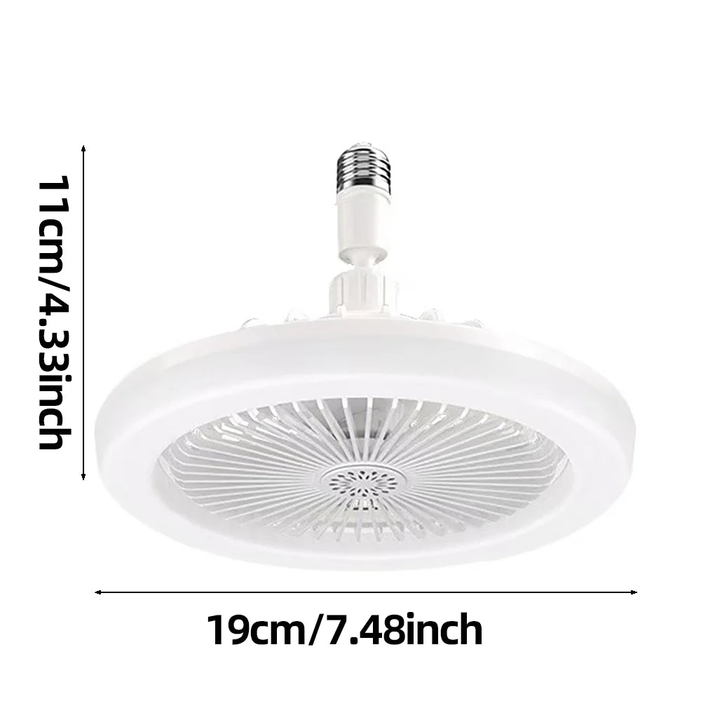 Ventilateur de Plafond Rotatif avec Télécommande - 3 en 1 | Éclairage, Ventilation, Style