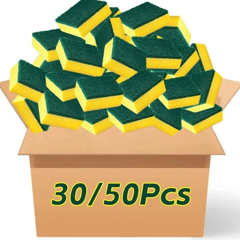 Éponge magique double face - Nettoyage efficace pour moto, cuisine et plus