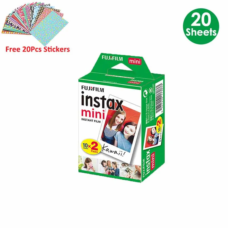 Film Fujifilm Instax Mini - Blanc 10, 20, 40, 60, 80, 100 feuilles