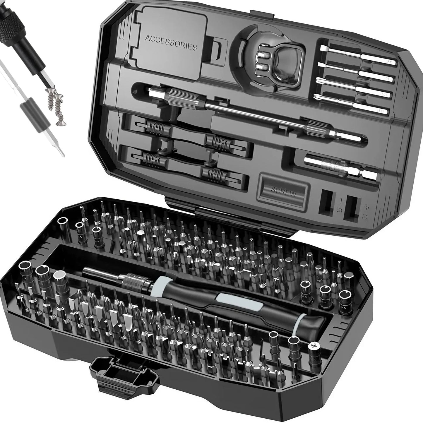 Jeu de tournevis de précision | Kit d'outils pour ordinateur portable | T5, T6, 152/25 en 1