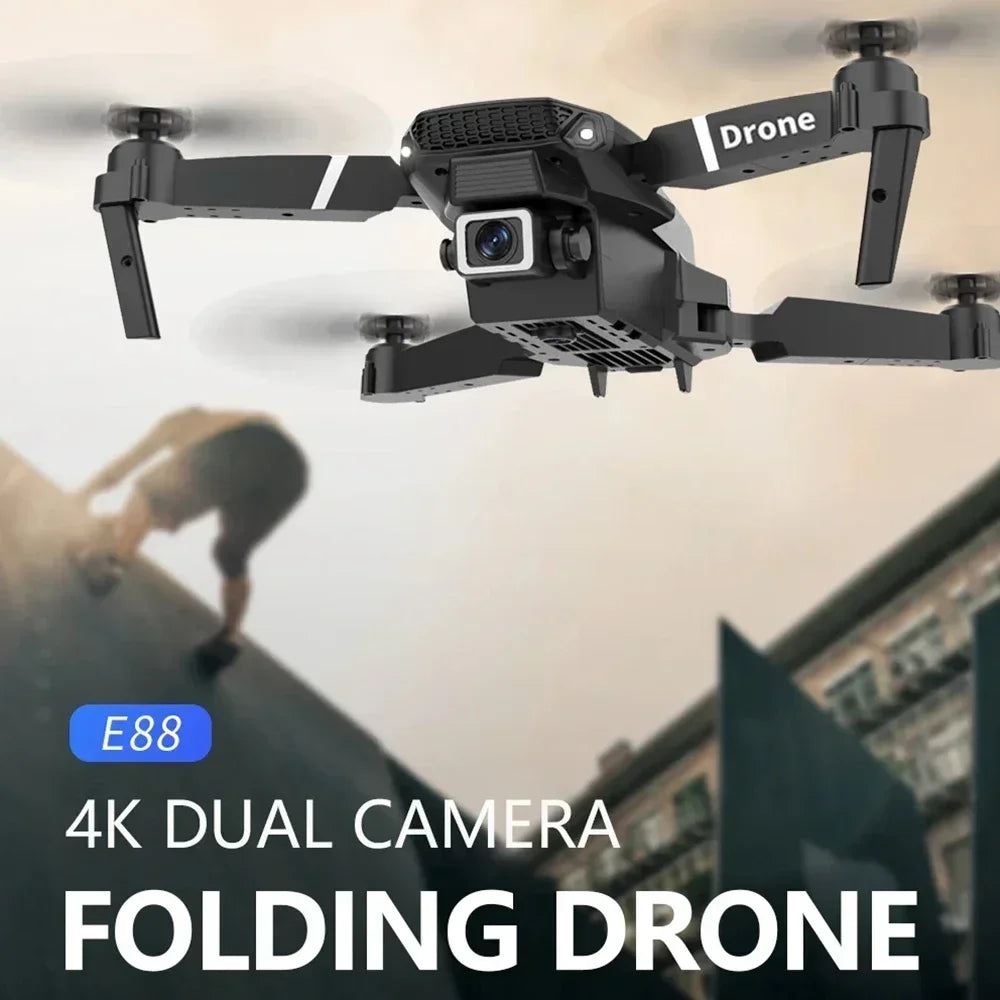Drone Professionnel 4K avec Caméra HD WiFi - Angle de Vue Élargi