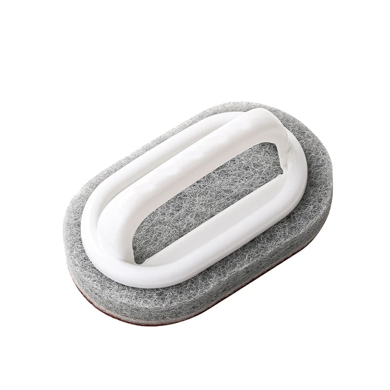 Éponge Abrasive Réutilisable Cuisine avec Poignée - Anti-Rouille Multi-Usage
