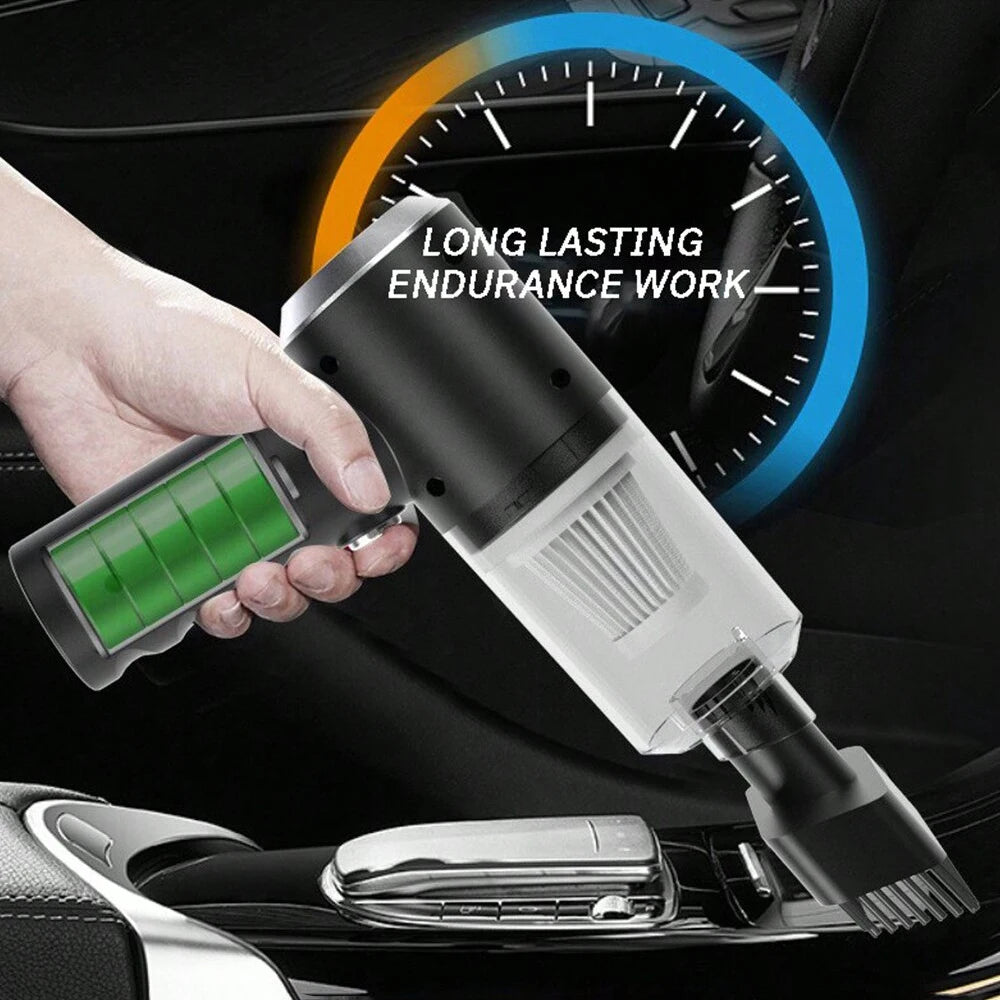Aspirateur Combiné 3 en 1 - USB Charging - Small Car & Household Vacuum Cleaner