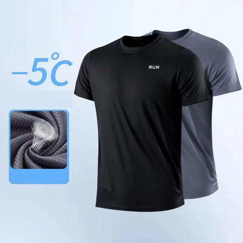 T-shirt à manches courtes pour homme | Quick Dry | Gym | Sport