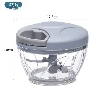 Hachoir Manuel Multifonction - Broyeur Ail Gingembre Légumes