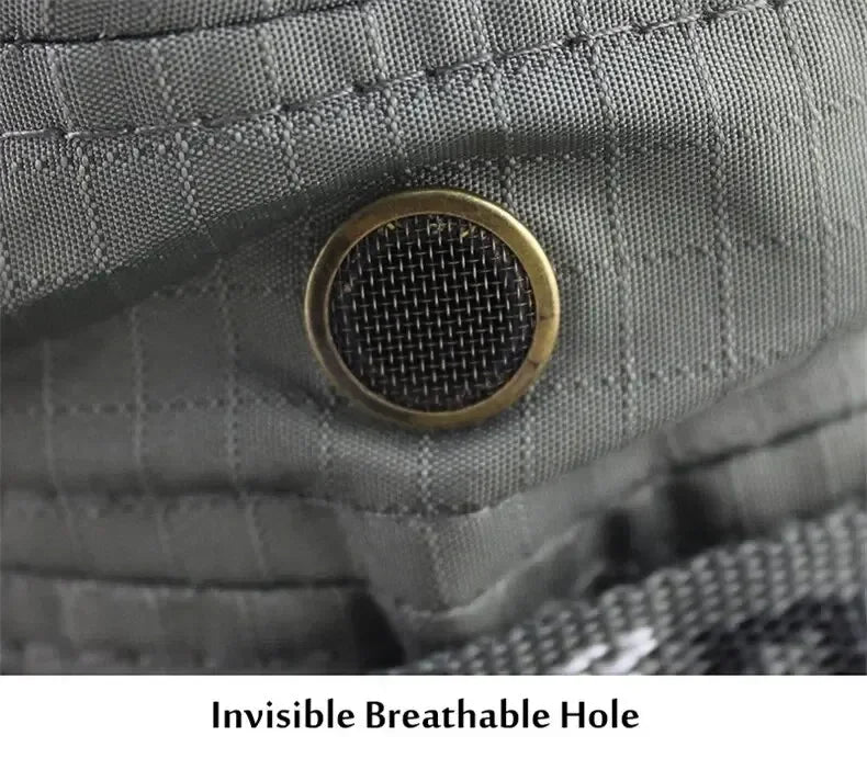 Chapeau Seau Été Hommes | Protection UV Large Bord | Panama Safari Chasse Randonnée | Pêcheur Maille Plage