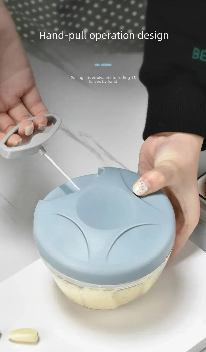 Hachoir Manuel Multifonction - Broyeur Ail Gingembre Légumes