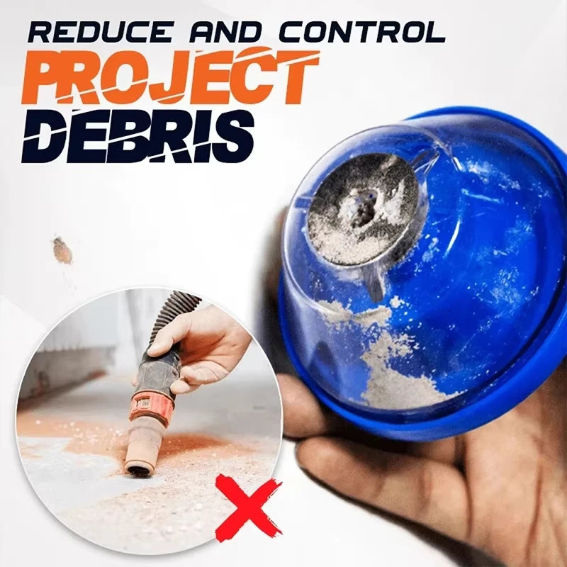 Collecteur de Poussière pour Perceuse Électrique - Accessoire Anti-Poussière Perçage