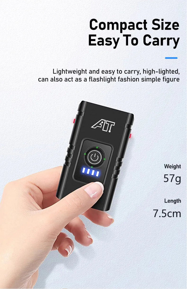 Éclairage Vélo LED Avant Rechargeable Type-C - Phare VTT Route Installation Facile