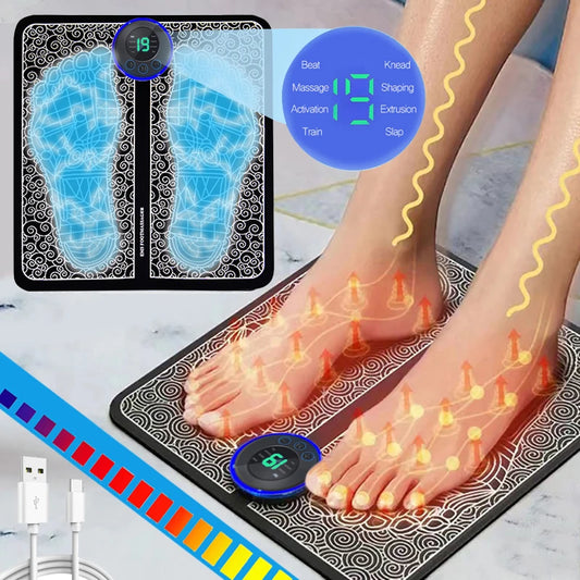 Pieds électriques - Massage musculaire et relaxation pour le fitness et la détente