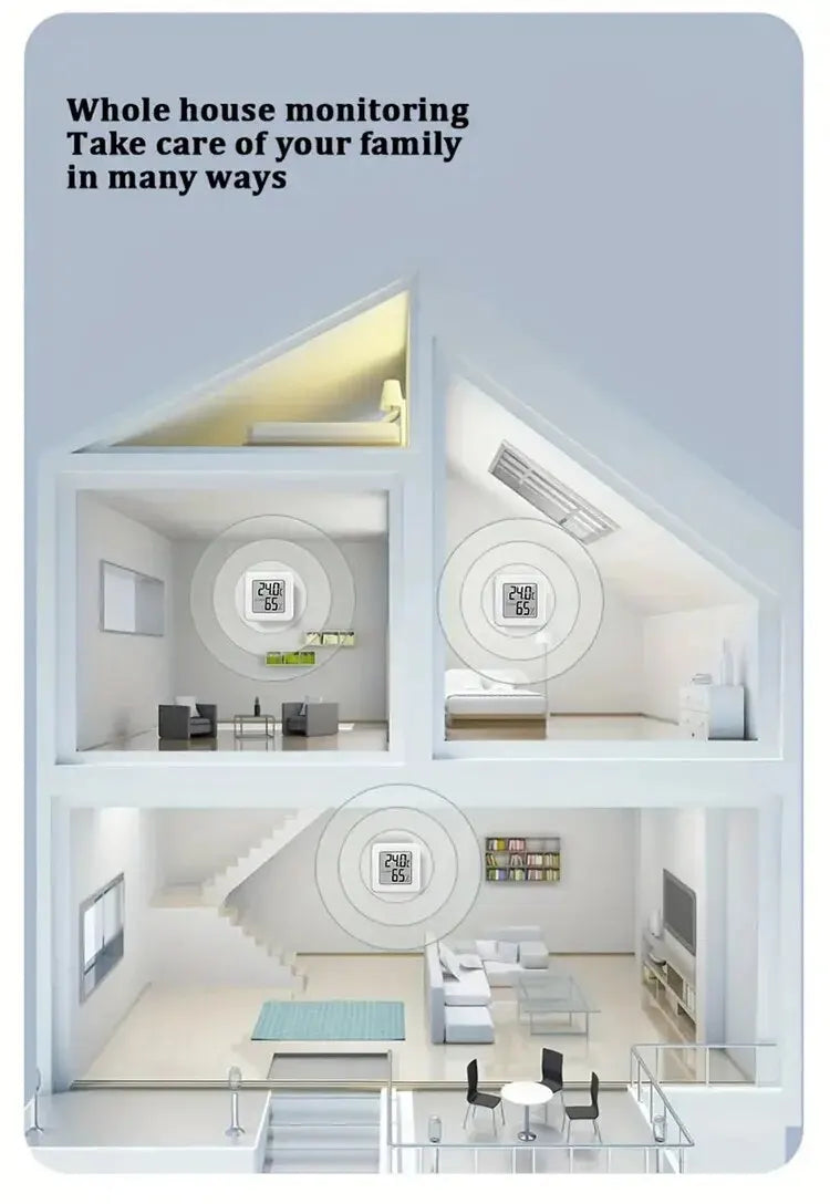 Mini Compteur de Température et d'Humidité d'Intérieur