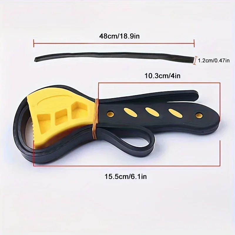 Clé à courroie de 6 pouces - Outil de démontage réglable