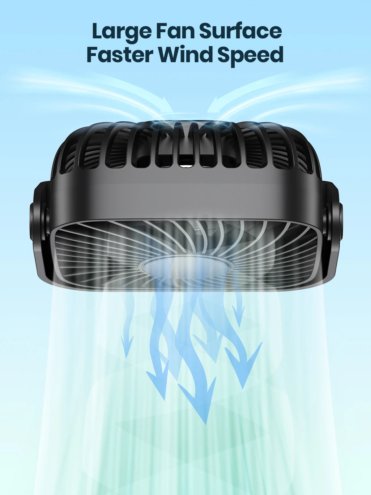 Mini Ventilateur Portable USB | 3 Vitesses | 360° Réglage