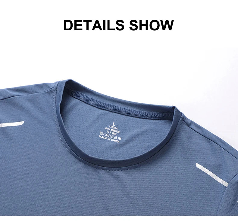 CHRLCK T-shirt homme course séchage rapide