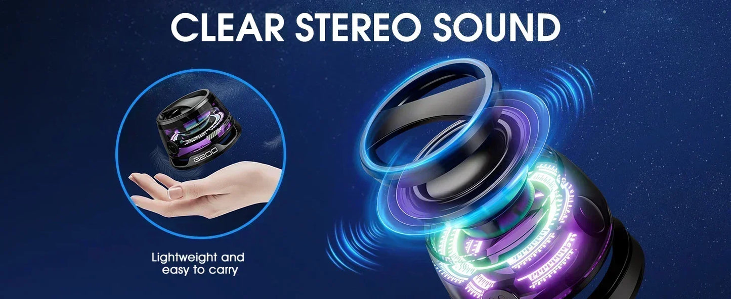 Haut-parleur Bluetooth Portable | Éclairage RGB